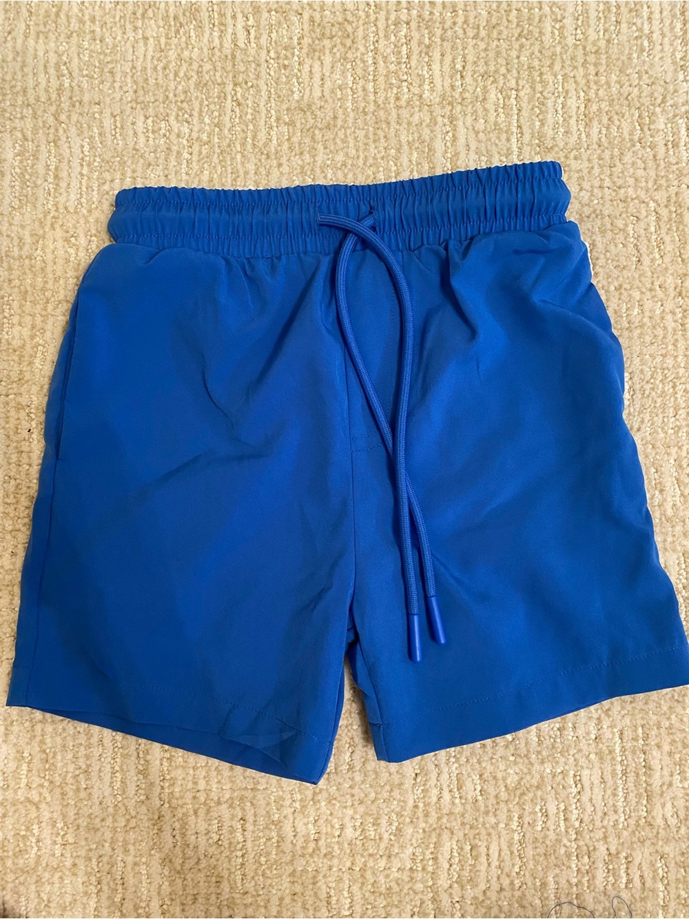Lulu Bebe Royal Blue Swim Trunks - size 4t